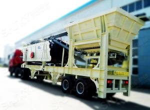 China Mobile Screening Plant Vibrating Screen Complete Functions Well Distributed Discharge wholesale