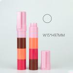 China Stackable Lipstick Container Multiple Colors Silkscreen Printing wholesale