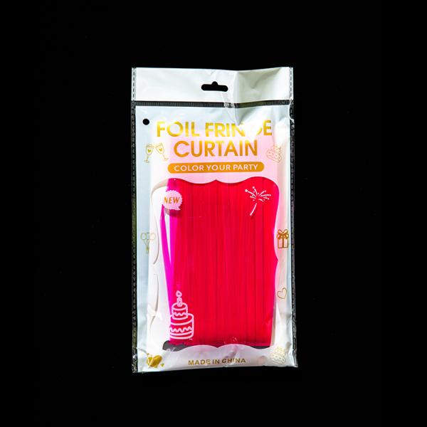 Disposable Eco Friendly Multicolor Foil Curtain Wall Rain Curtain For Background Wall Hanging Festival Decoration