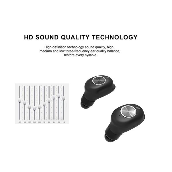 TWS Bluetooth Earphone Buds Automatic Pairing Mini Wireless With 400mah Charging Case