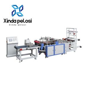 China Horizontal Type PE Zipper Bag Making Machine With Auto Zipper Attaching System wholesale