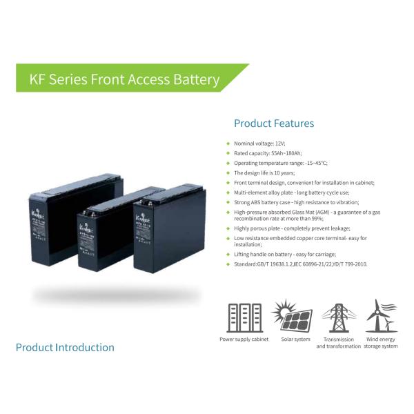 Deep Cycle Solar Ups Battery 12v 180ah Battery For Solar Ups Telecom System