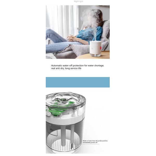 Homefish OEM Luftbefeuchter 500ml Water Tank Capacity Pure Mist Humidifyers Humidificateur d Air Portable Desktop H20 Humidifier