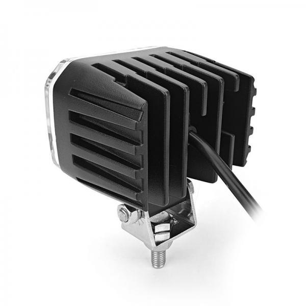 10V - 80V Forklift Red Zone Light 30W LED Forklift Safety Lights With Bracket Stainless Steel