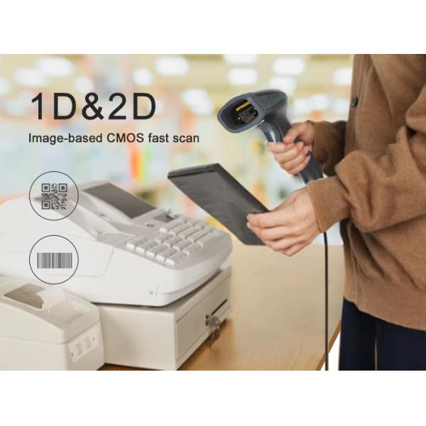 Good Price Handheld Wired 2d Qr Lecteur Code bar Use with Thermal Printer for Pos
