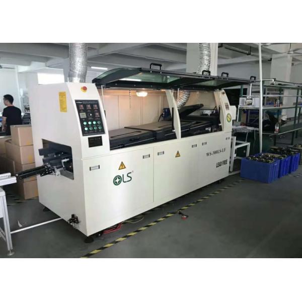 Double Wave Soldering Machine Panel Control For 300mm Width PCB
