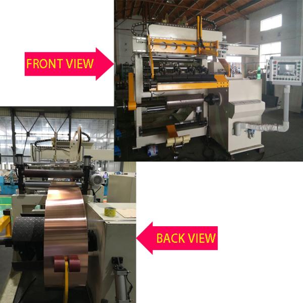 Quality Automatic PLC Control Low Voltage Transformer Foil Winding Machine With Cutter for sale