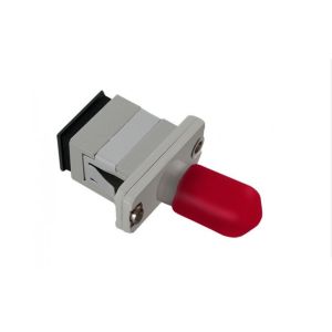 RoHS Compliance Simplex Hybrid SC To ST Fiber Adapter