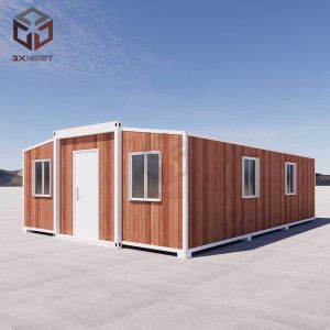 China Relocatable Portable 40ft Expandable Container Home Double Glazed Window wholesale