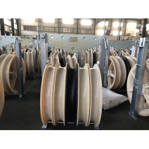 China Overhead Line Aluminum Cable Pulley Blocks For Conductor wholesale