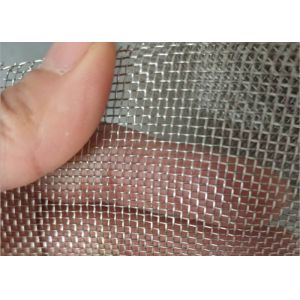 China 0.02mm Dia 10m Length Window Screen Wire Mesh SS316 Plain Woven wholesale