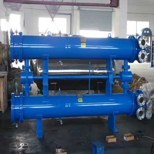 Spiral Double Tube Sheet Heat Exchanger 4.0m3/H 8.0m3/H Tubular Condenser