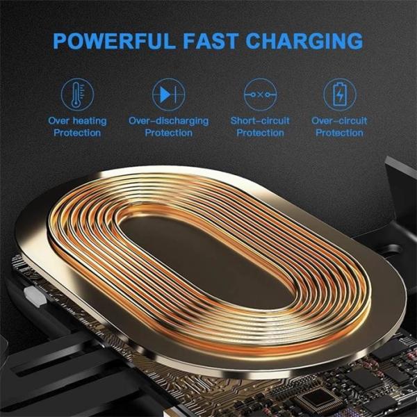 360 Rotation Qi Car Wireless Charger 15W magsafe vent mount For IPhone 13