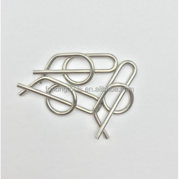 Universal Year 304 Stainless Steel 3/8'' Rue Clip and Jacobs Ladder Pins with 304 Stainless Steel Construction