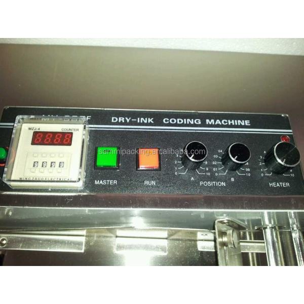 MY-380F High-Speed Automatic Ink Roll Coder Machine for Date/Batch/Lot Number Printing on Labels, Plastic Bags & Film Packaging