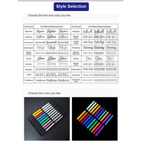 Custom Logo Neon Name Sign for Mall Business Advertising Board at Hang/Mount/Stand