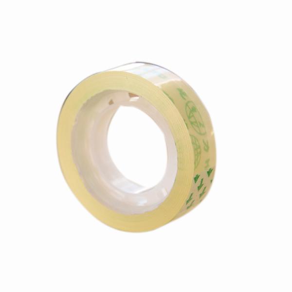 Smooth Clear Color Code Tape , Water Based Transparent Bopp Tape Pressure Sensitive