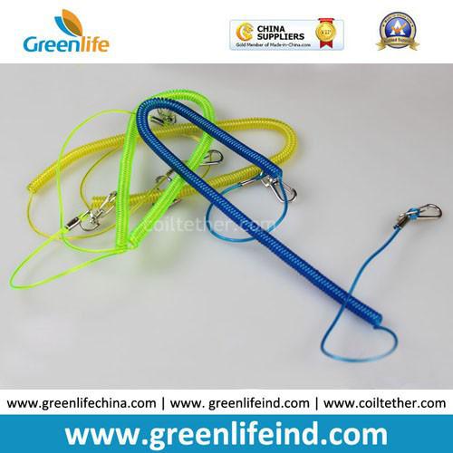 Quality Safety Lobster Clasp Hook Flexible Fishing Line Coiled Belt for sale