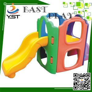 China Cute Kindergarten Toddler Playset With Slide Plastic Paradise Material wholesale