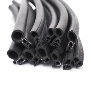 China Water Resistant Clip on U Profile Rubber Seal Foam Bulb Glass Edge Trim for Car Door wholesale