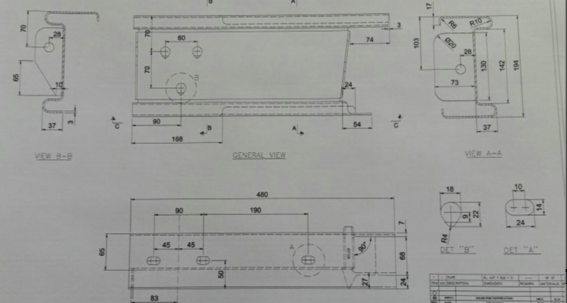 Single Chain Drive 0.7 - 1.2mm Thick Cold Roll Former Shutter Door Bottom