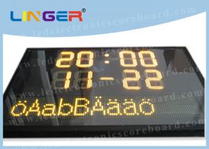 China Swedish Language Text Sign Led Electronic Scoreboard with Computer Software Controller wholesale