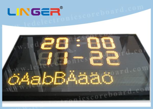 Quality Swedish Language Text Sign Led Electronic Scoreboard with Computer Software Controller for sale