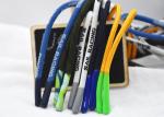 SGS 3mm 4mm 5mm Polyester Drawstring Cord With Silicone Bullet End Tips