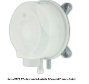 4.4oz Adjustable Differential Pressure Switch 1/2 NPT Connection