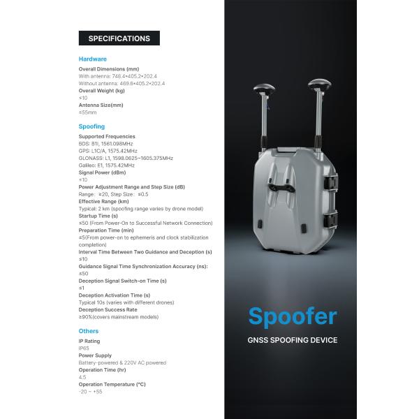 SFL100 Drone Detection System - Side View