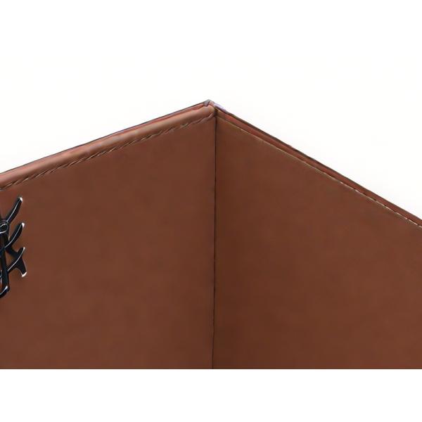 Luxury Faux Leather Storage Box For Closet Shelf Organization Durable Home Decor