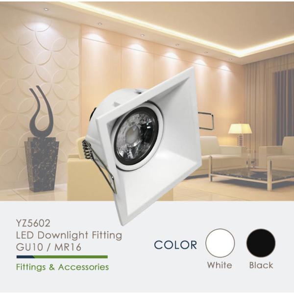 Mordern Gu10 Mr16 Square Ceiling Light Stand Mr16 Downlight Housing