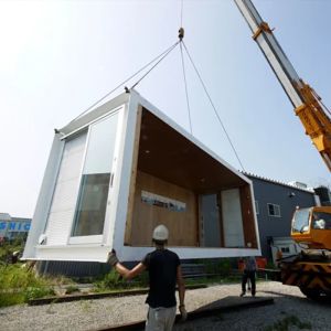 China Galvanized Top Frame Collapsible Container House With Glass Wool Wallboard wholesale
