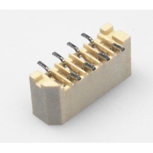 China SMT FPC Receptacle 1.0mm Pitch 4~30P FPC Connector Verticle Connecting H=5.4mm wholesale