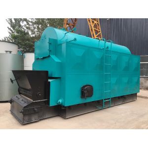 Chain Grate Coal Fired Steam Boiler , Wood Industrial Biomass Boiler