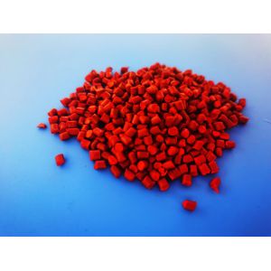 China PE Carrier Injection Molding Pellets Orange Colour Master Batch wholesale