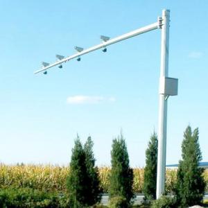 China Q345 Traffic Security Camera Mast 8m Steel Street Lighting Poles wholesale