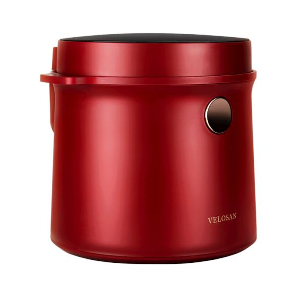 Quality 2L Red Modern Desugared Rice Cooker Hidden Screen 2.45KG heated evenly for sale