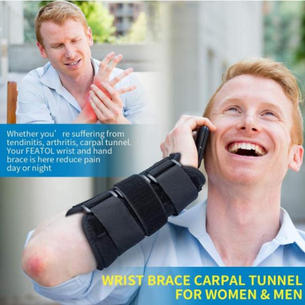 2021 Hot Sale Breathable Foam Wrist Brace Night Wrist Sleep Support