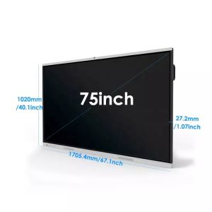 75Inch 4K Smart Board , 280W Touch Screen Interactive Whiteboard