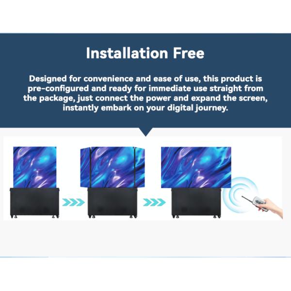 220V P1.25 Flexible COB LED Screen Display Board 200x200 Pixels