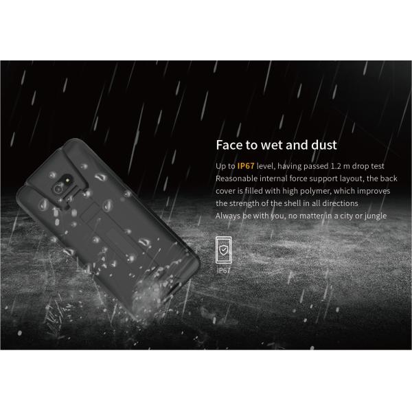 High Protection Multi-Purpose Wireless Terminal with Dual Cameras High Dynamic Range Imaging and 64GB ROM