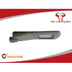 UV Resisted Powder Coating 50W / 60W IP66 LED Street Light Housing Grey Black