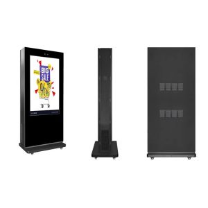 Weatherproof Outdoor Advertising Kiosk , Smart LCD Digital Signage Display