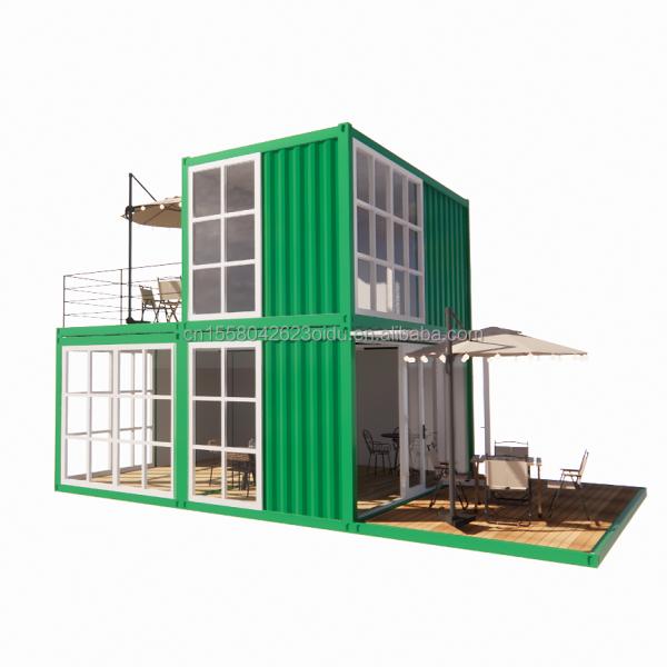 Fully Furnished Container Housing Customized Color 20 ft Sea Freight Container for Hotel and Supermarket Needs Only