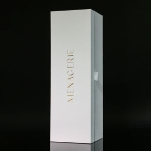 Buy cheap Luxury Rectangular White Textured Magnetic Rigid Box Embossing Stamping from wholesalers