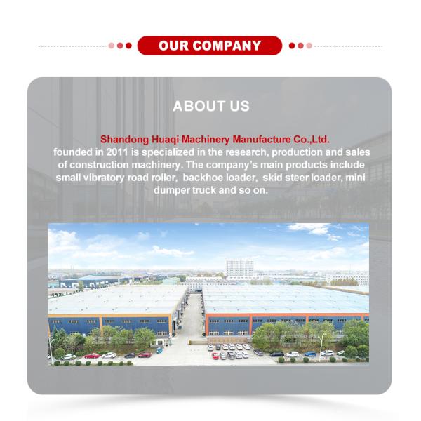 Road Construction Tools 55KN Exciting Force EPA Engine Road Rollers for Compact Areas