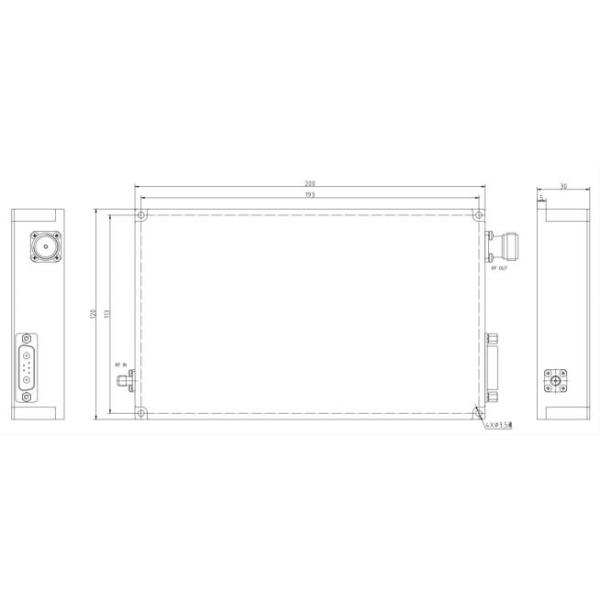 80W High Power Output L Band Amplifier Module with GaNTechnology for Radionavigation