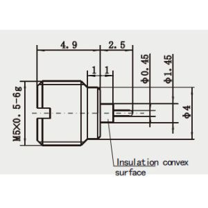 Stainless Steel Male Bulkhead Full Detent SMP RF Connector
