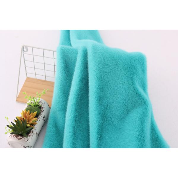 Eco-friendly 100% Polyester Fabric 20mm Plush Thick Faux Fur Lifelike Little Mink Fabric for Clothing Women's Clothing Bag Shoes